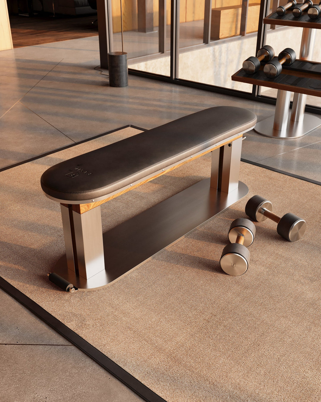 NANG™ Flat Weight Bench by FYSIK — lifestyle