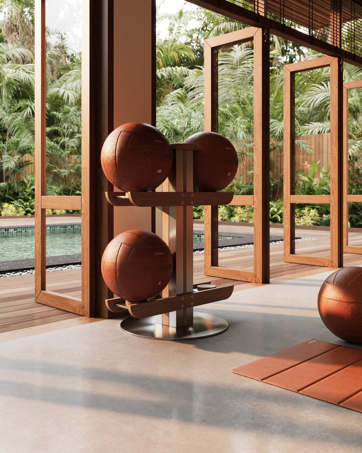 YAI™ Medicine Ball Tower by FYSIK — lifestyle