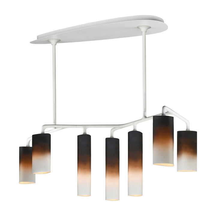 Tropo 7-Light LED Pendant by Studio M Lighting in White