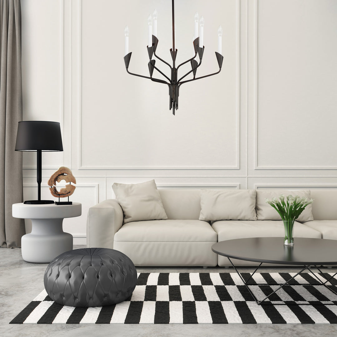 Calyx 9-Light Chandelier by Studio M Lighting – lifestyle