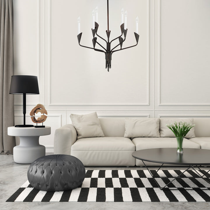 Calyx 9-Light Chandelier by Studio M Lighting – lifestyle