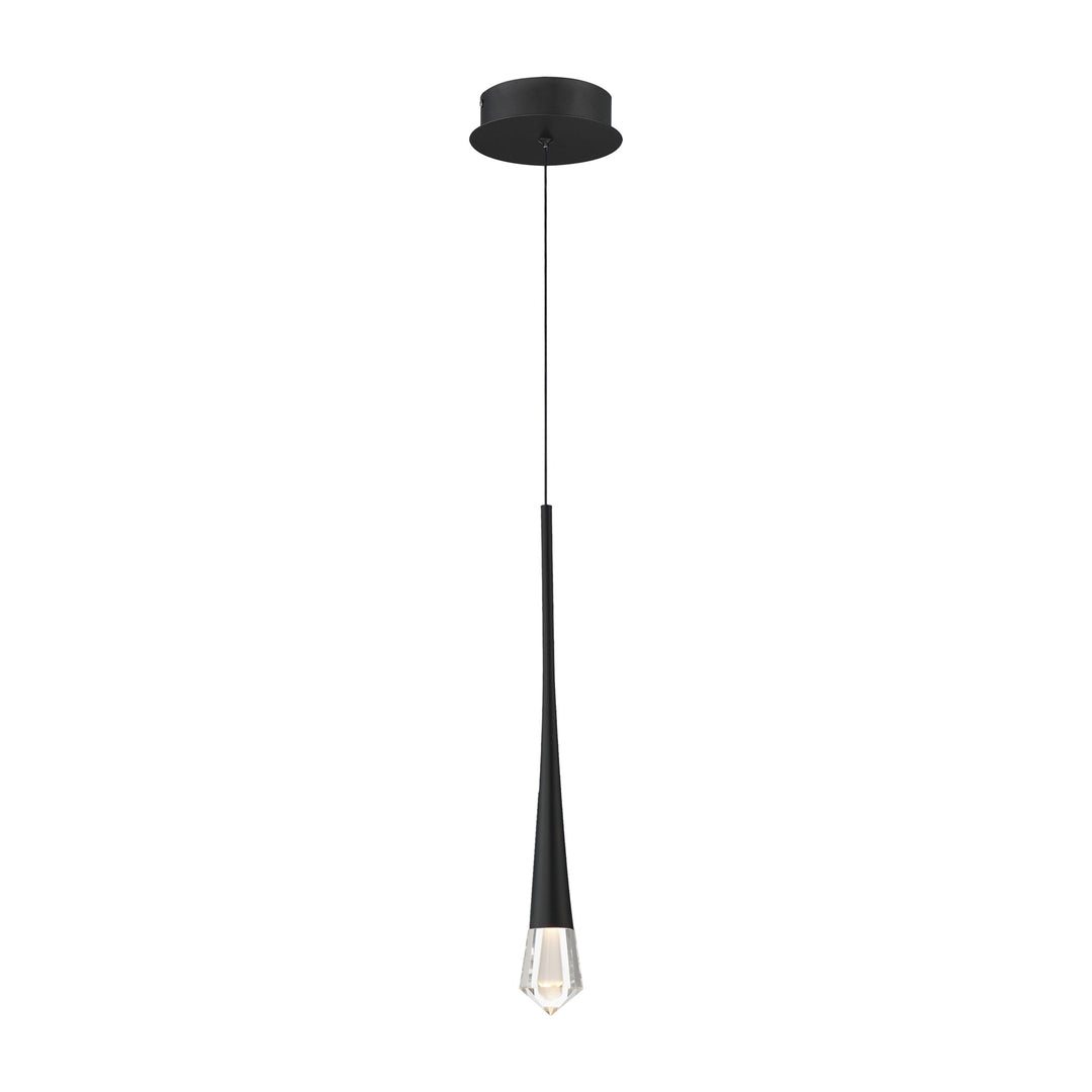 Pierce 1-Light LED Pendant by Studio M Lighting in Black