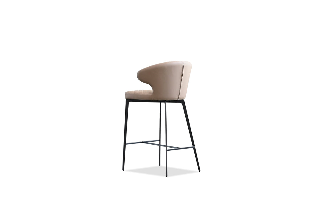 HUG Counter Stool in Russet Brown by Mobital — view 4