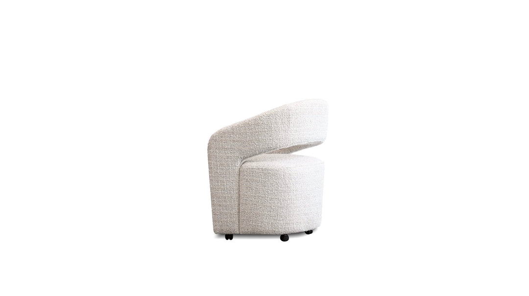 SAINT Dining Chair with Castors by Mobital — view 4
