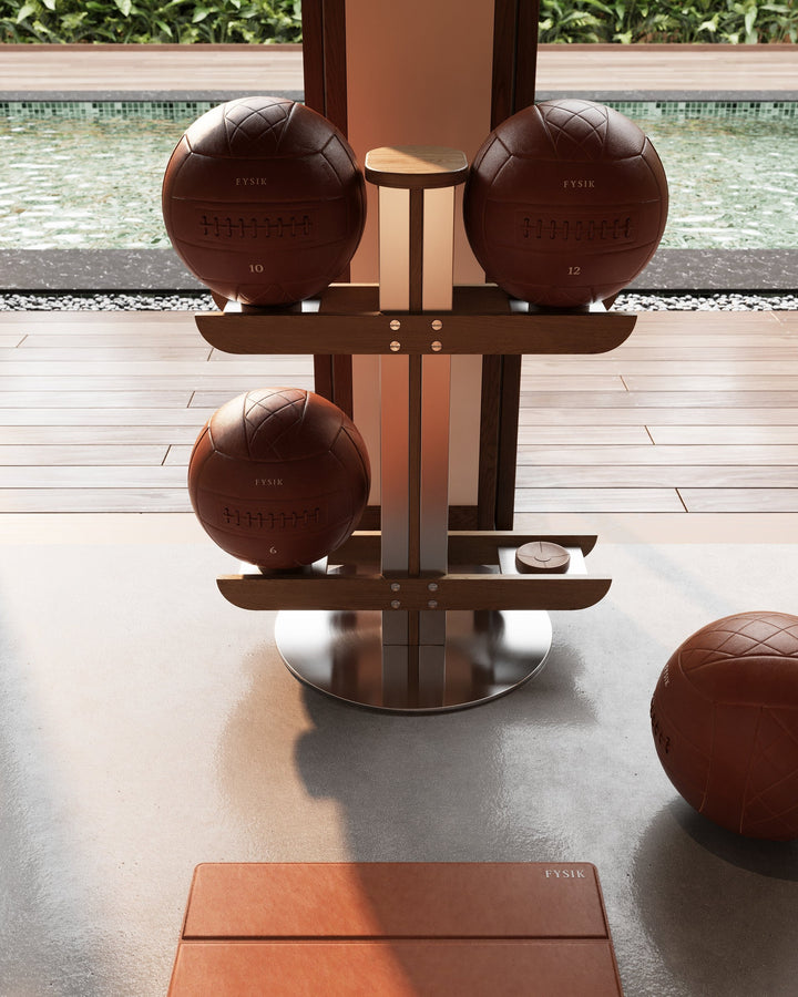 YAI™ Medicine Ball Tower by FYSIK — lifestyle