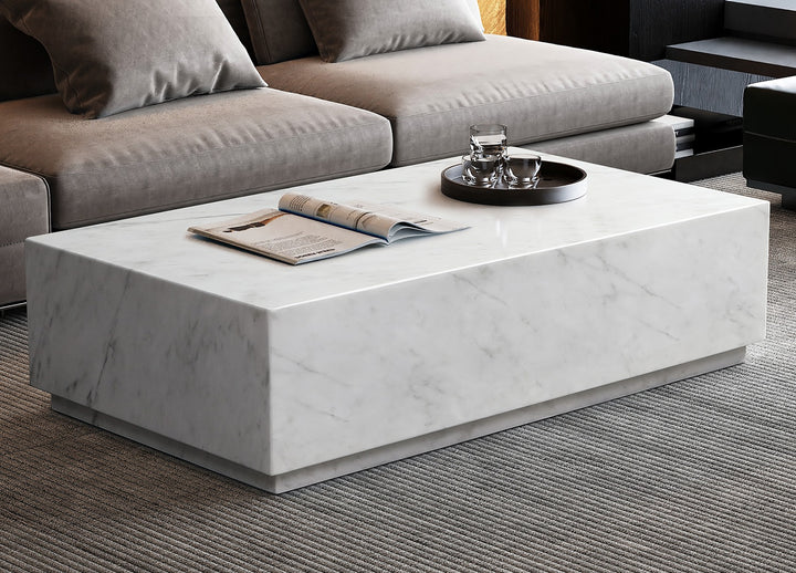 Iris Rectangle Coffee Table by Whiteline Modern Living – lifestyle