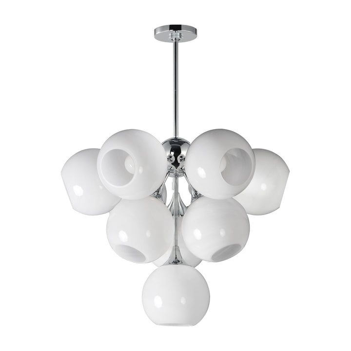 Neve 10-Light Pendant by Studio M Lighting in Polished Chrome