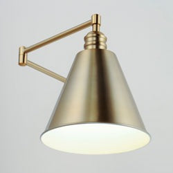 Library Wall Sconce Horizontal Swing Arm by Studio M Lighting – lifestyle