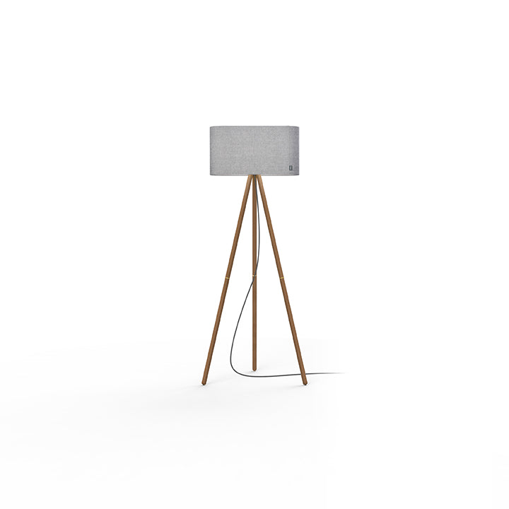 Belmont Floor Lamp By pablo Designs Silverdale Walnut Pablo Designs