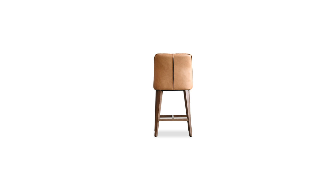 ROULETTE Counter Stool in Saddle Brown by Mobital — view 5