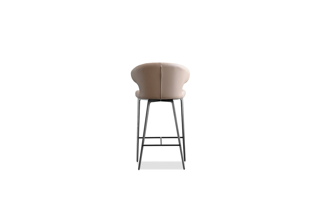 HUG Counter Stool in Russet Brown by Mobital — view 5