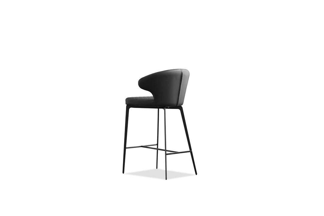HUG Counter Stool in Jet Black by Mobital — view 5
