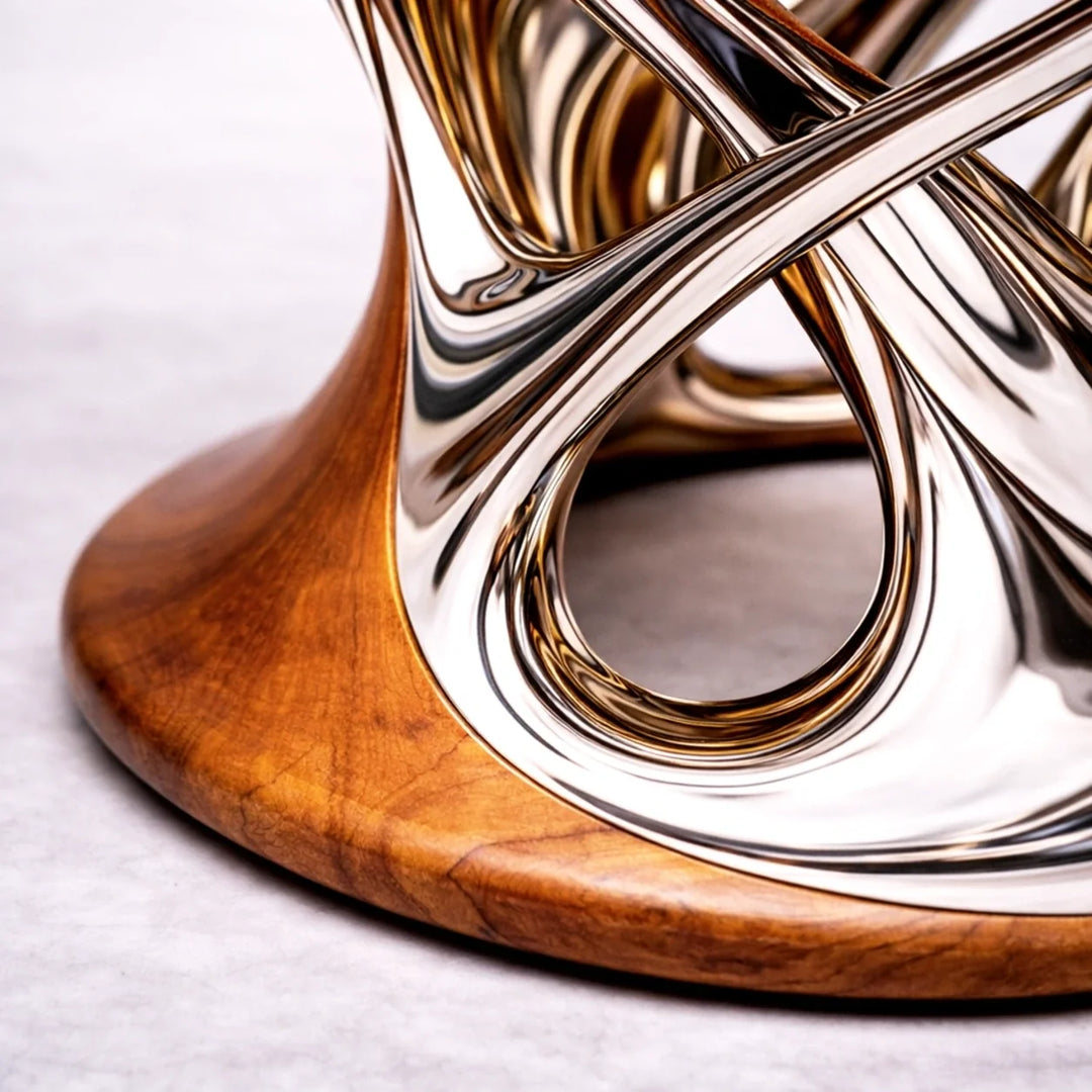 Chrome Mirage Side Table by Interior Moderna - view 6