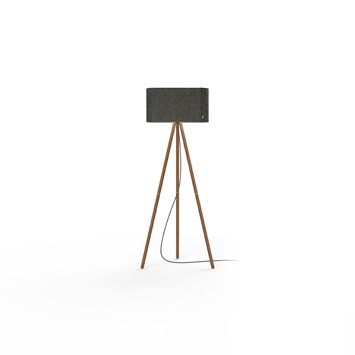 Belmont Floor Lamp By pablo Designs Charcoal Walnut Pablo Designs