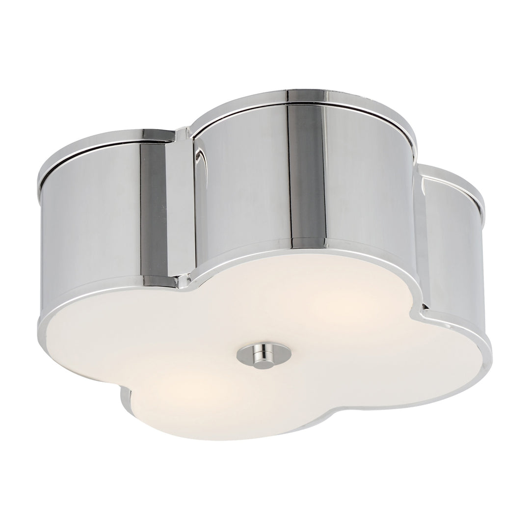 Clover 2-Light Flush Mount 162247 by Studio M Lighting in Polished Nickel