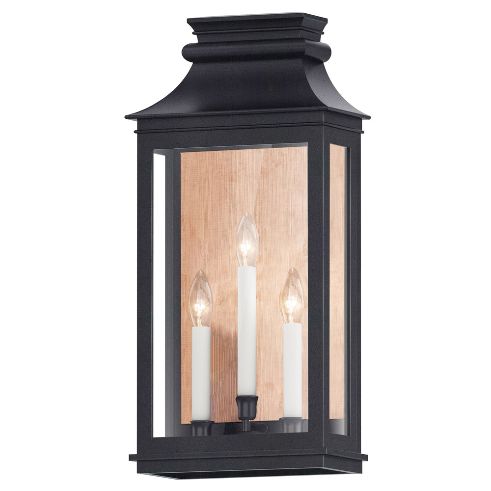 Savannah VX 3-Light Outdoor Sconce by Studio M Lighting in Antique Copper / Black Oxide