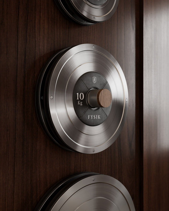 KLOM™ Weight Plate Set with Tower by FYSIK — lifestyle