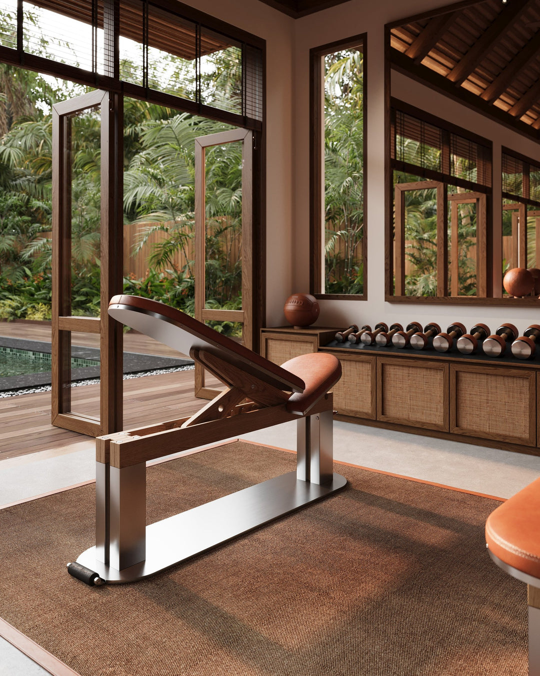 NANG™ Adjustable Weight Bench by FYSIK — lifestyle