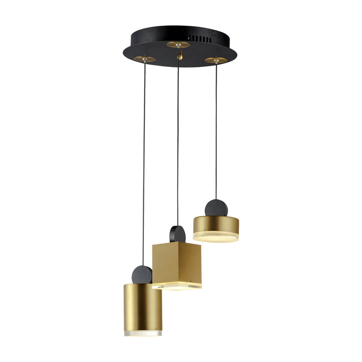 Nob LED 3-Light Pendant by Studio M Lighting