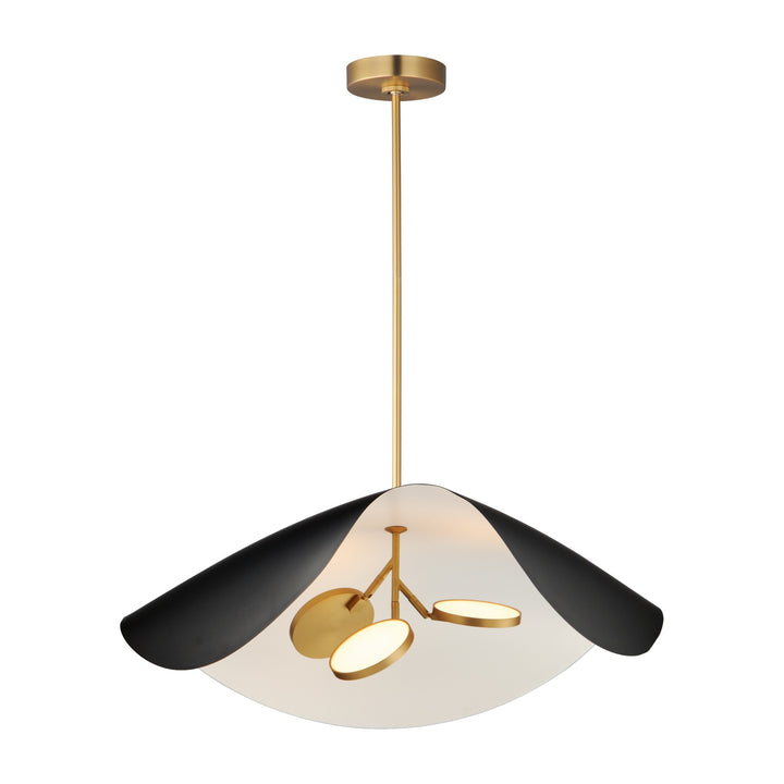 Carmen 32 LED Pendant by Studio M Lighting in Black / Gold