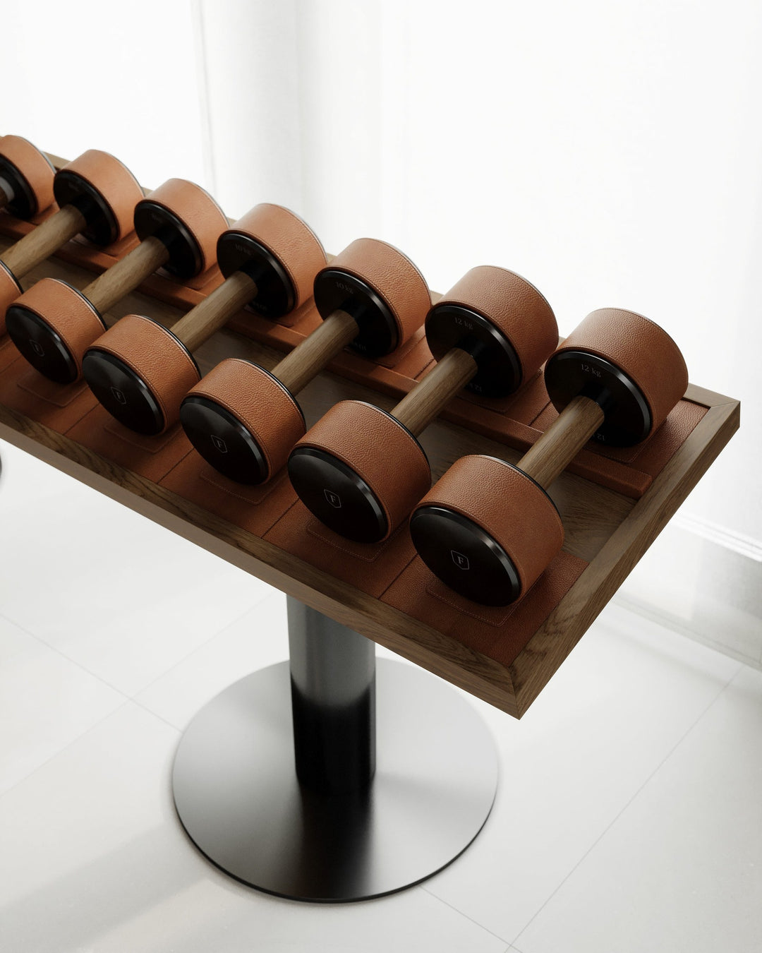 NAK™ Dumbbell Rack — Single Tier by FYSIK — lifestyle