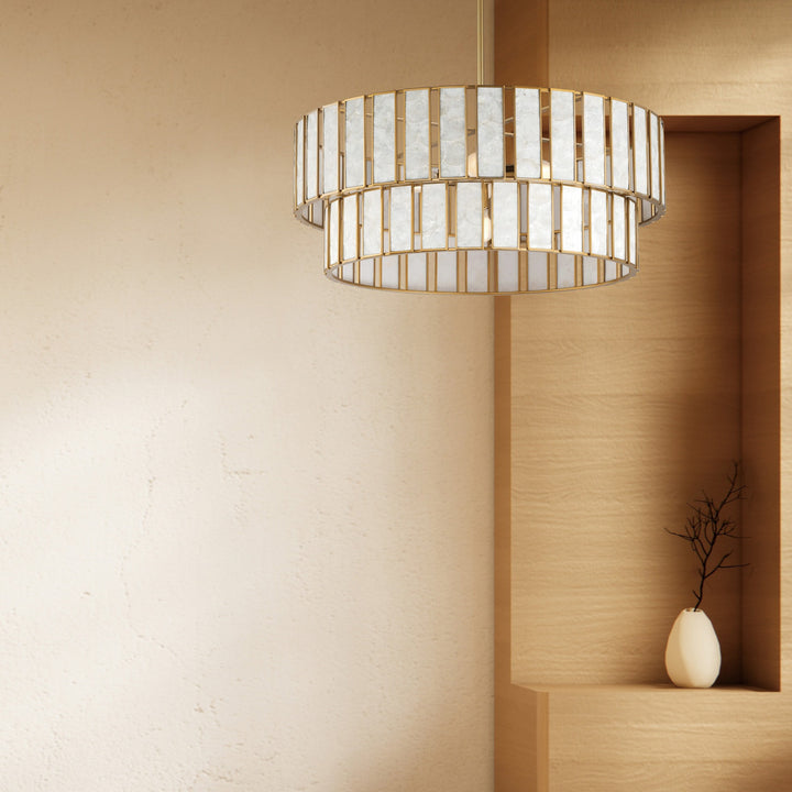Miramar 6-Light Chandlelier by Studio M Lighting – lifestyle