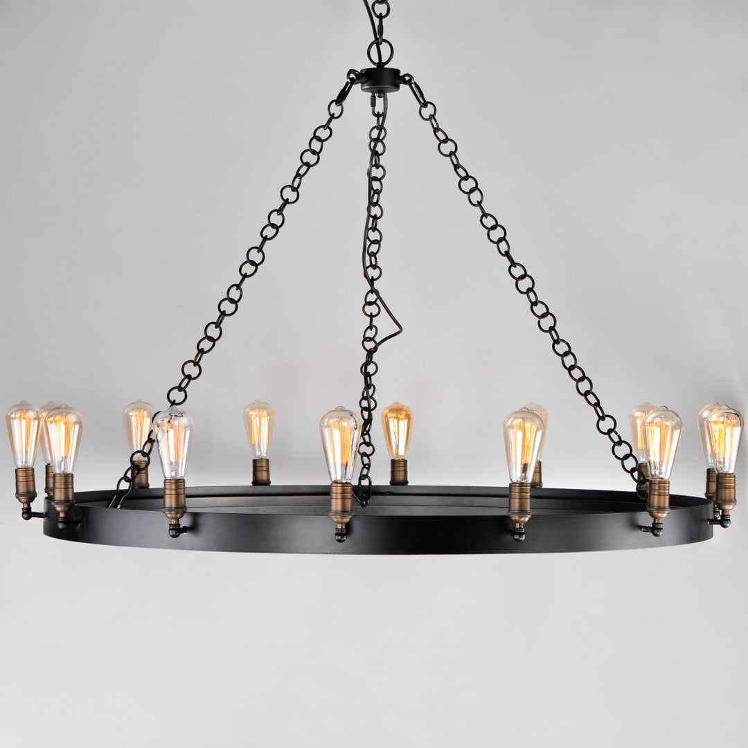 Solaris 14-Light Chandelier by Studio M Lighting – lifestyle