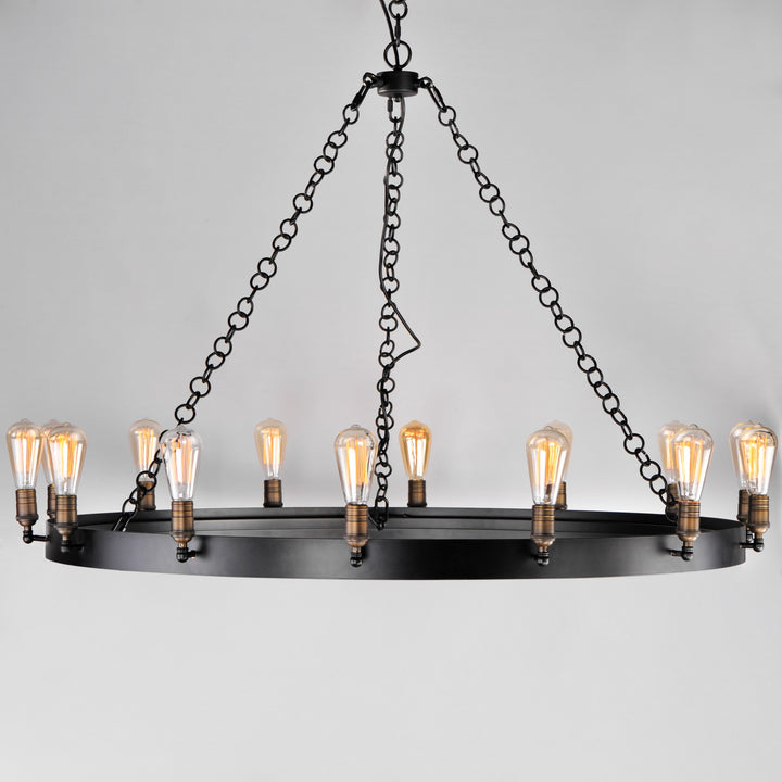 Solaris 14-Light Chandelier by Studio M Lighting – lifestyle
