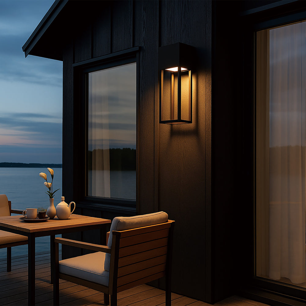 Strand VX 14 Outdoor LED Wall Sconce by Studio M Lighting – lifestyle
