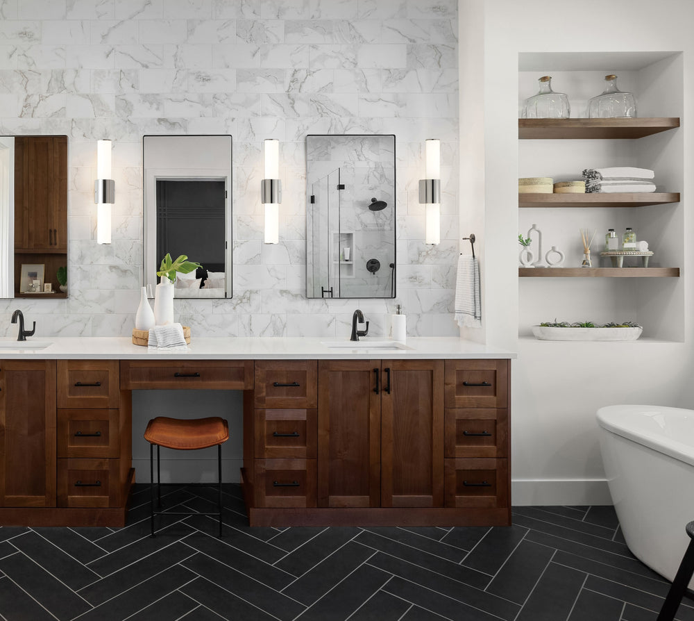 Tubo 18" LED Bath Vanity by Studio M Lighting – lifestyle