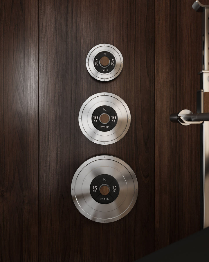 KLOM™ Weight Plate Set with Tower by FYSIK — lifestyle