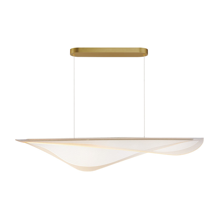 Manta LED Linear Pendant by Studio M Lighting in Gold
