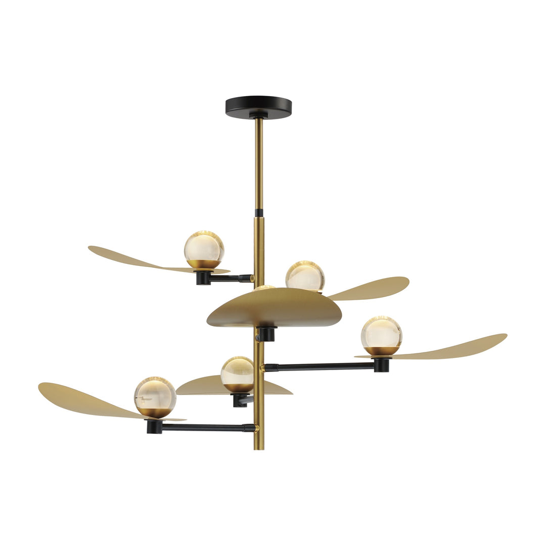 Pearl 6-Light LED Chandelier by Studio M Lighting