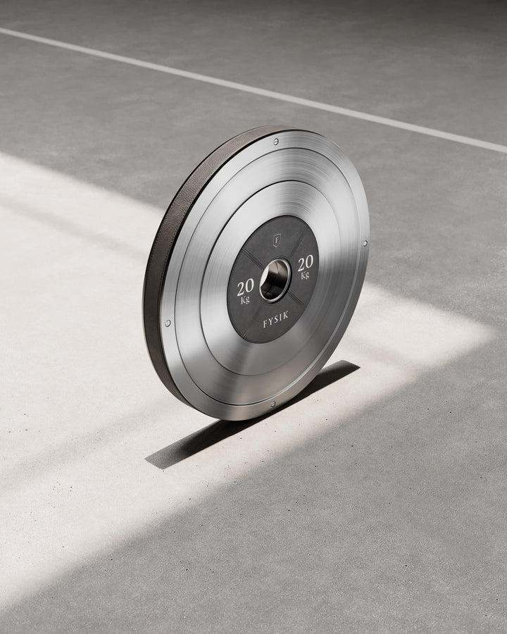 KLOM™ Weight Plate Set with Tower by FYSIK — lifestyle