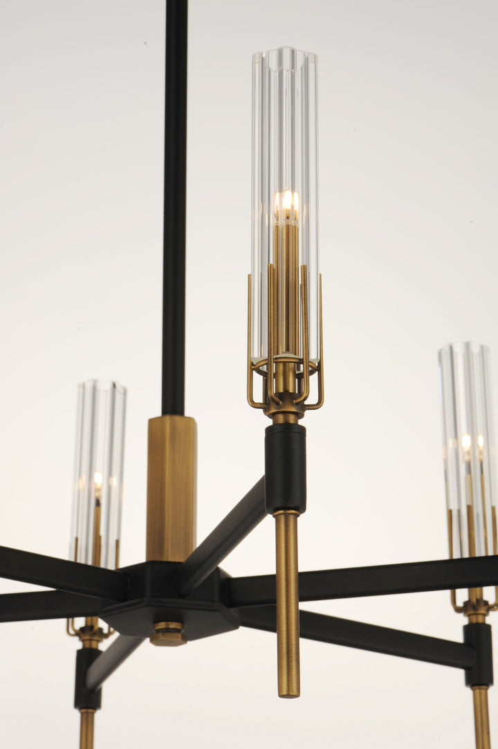 Flambeau 6-Light Chandelier 166125 by Studio M Lighting – lifestyle