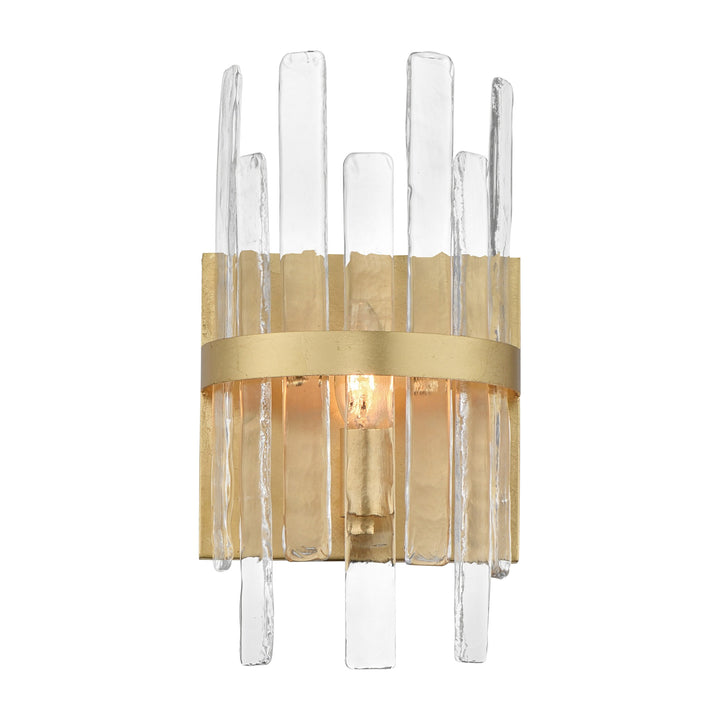 Warren 1-Light Wall Sconce by Studio M Lighting in Gold Leaf