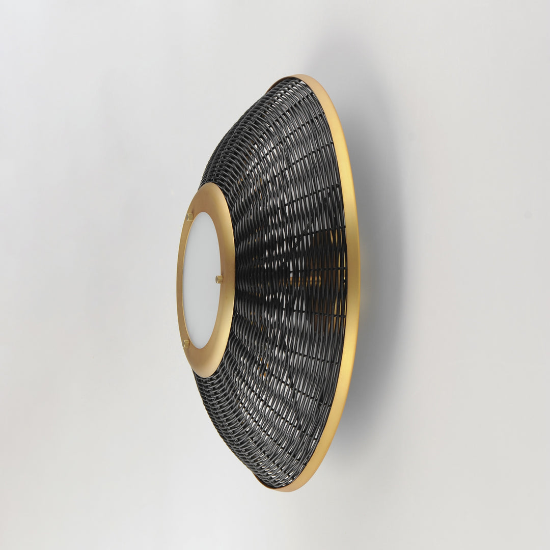 Rattan 20 Wall Sconce/Semi Flush Mount by Studio M Lighting – lifestyle