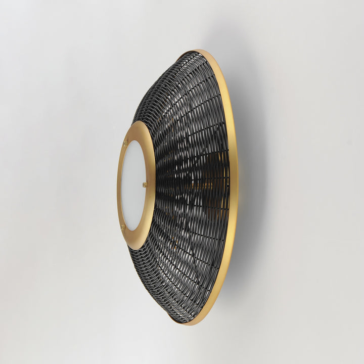 Rattan 20 Wall Sconce/Semi Flush Mount by Studio M Lighting – lifestyle