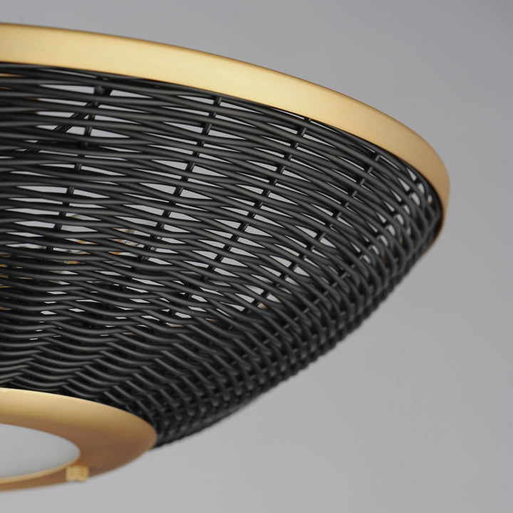 Rattan 20 Wall Sconce/Semi Flush Mount by Studio M Lighting – lifestyle