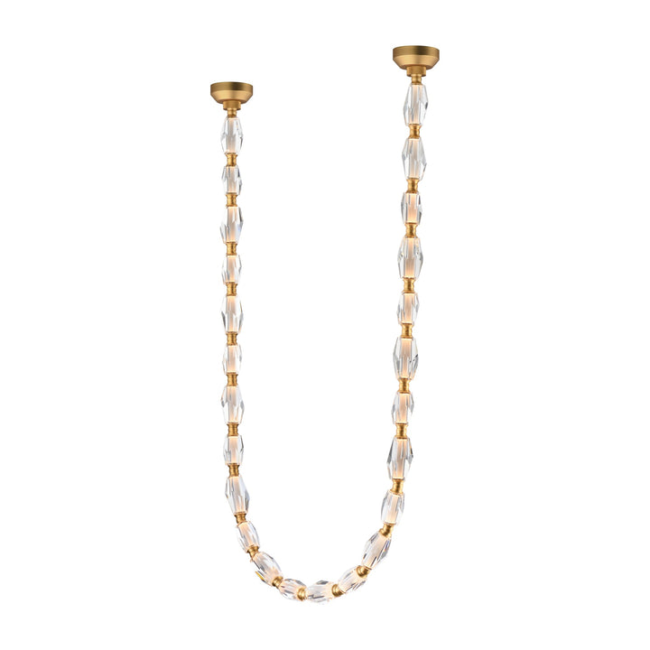 Dolce Vita 132" LED Pendant by Studio M Lighting in Gold