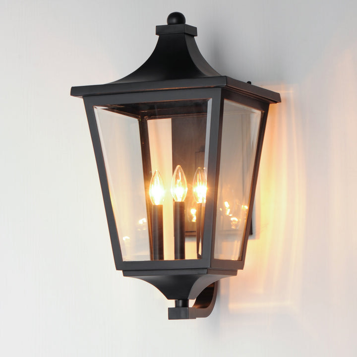 Sutton Place VX 3-Light Outdoor Lantern by Studio M Lighting – lifestyle