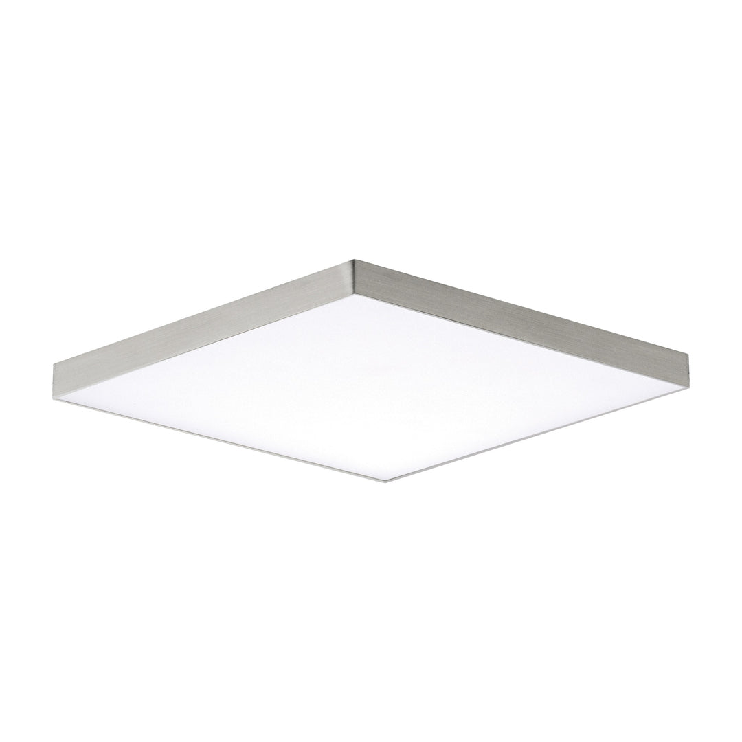 Trim 8.5" SQ LED Flush Mount 3000K by Studio M Lighting in Satin Nickel