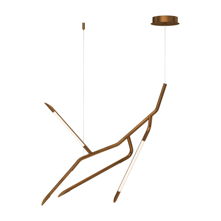 Scion LED by Studio M Lighting in Weathered Brass