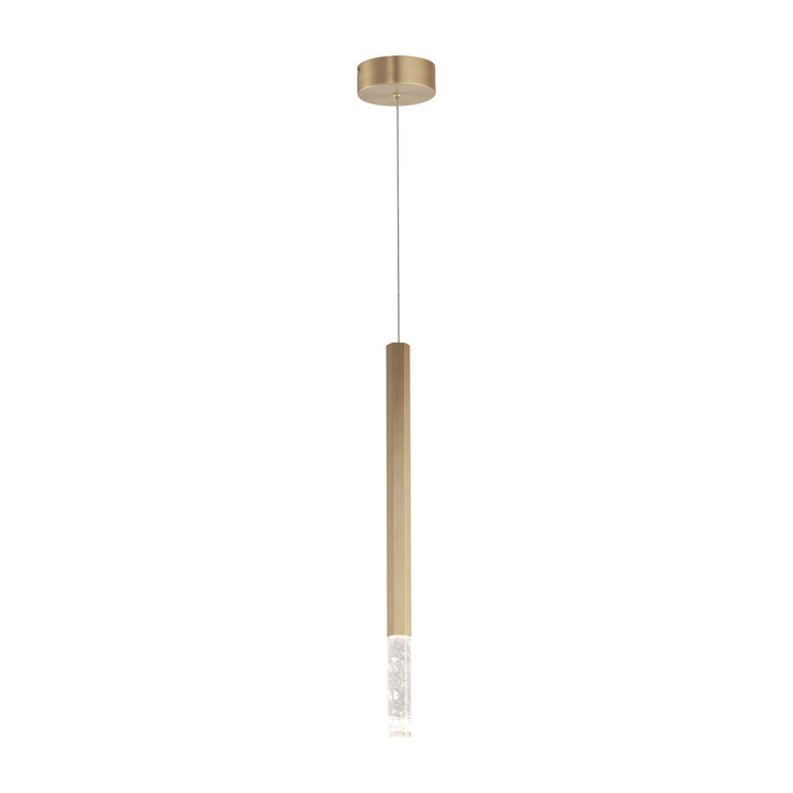 Diaphane LED 1-Light Pendant 151022 by Studio M Lighting in Gold