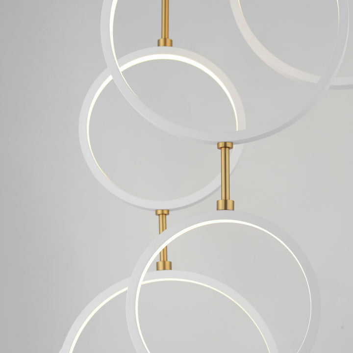 Hoopla 6-Light LED Pendant 254325 by Studio M Lighting – lifestyle