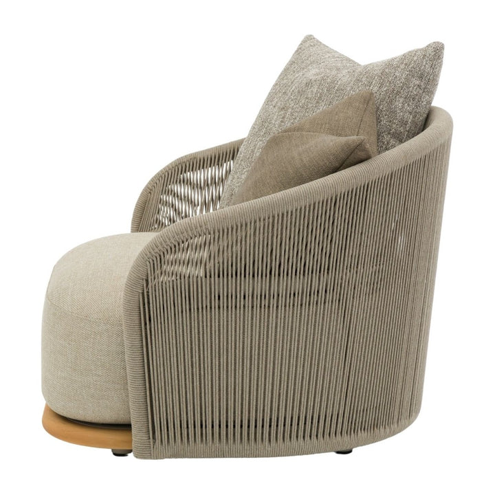Wave Swivel Armchair by Whiteline Modern Living