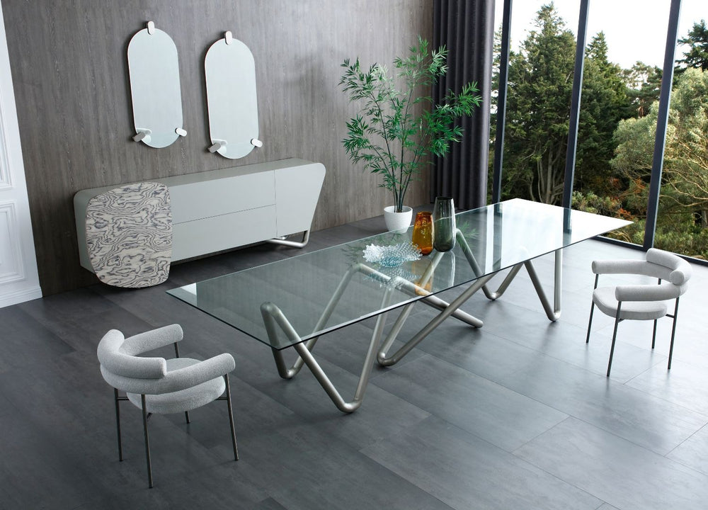 Anaconda Oval Mirror by Whiteline Modern Living – lifestyle