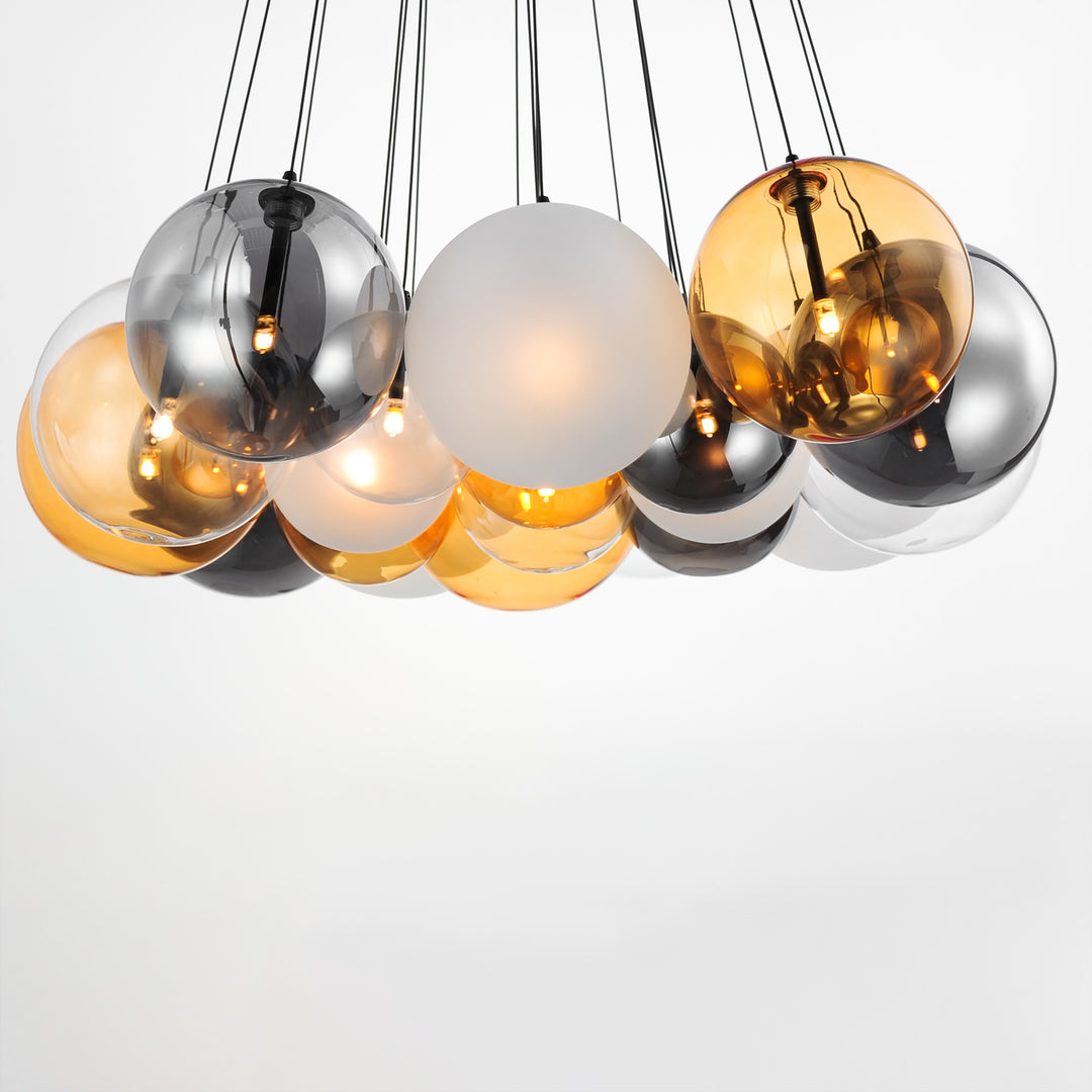 Burst 20-Light LED Pendant by Studio M Lighting – lifestyle