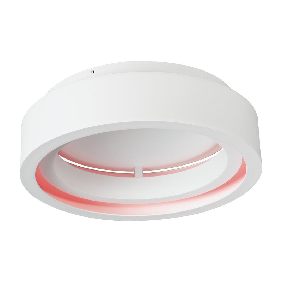 iCorona FoH ona 18 LED Surface Mount with Wiz RGBW by Studio M Lighting in Matte White