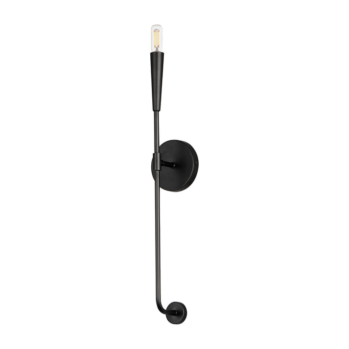 Vela 1-Light Sconce by Studio M Lighting in Black